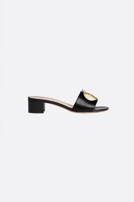 DIOR Medaillong Black Slides New