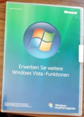 Microsoft Windows Vista Anytime Upgrade CD-Set  Neu und versiegelt