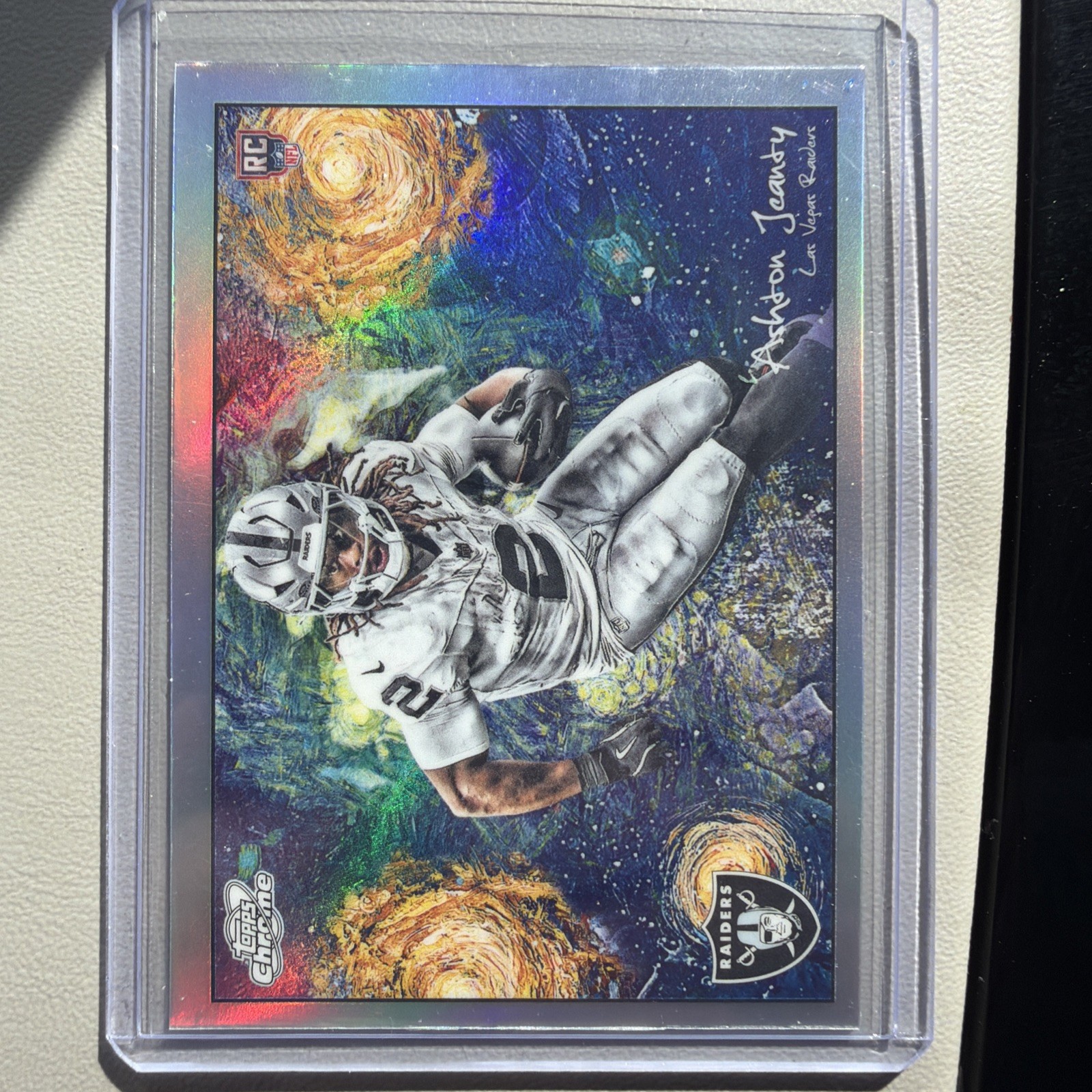 2025 Topps Chrome Cosmic#STN-4 Ashton Jeanty Stars In The Night Rookie RC SP 🔥