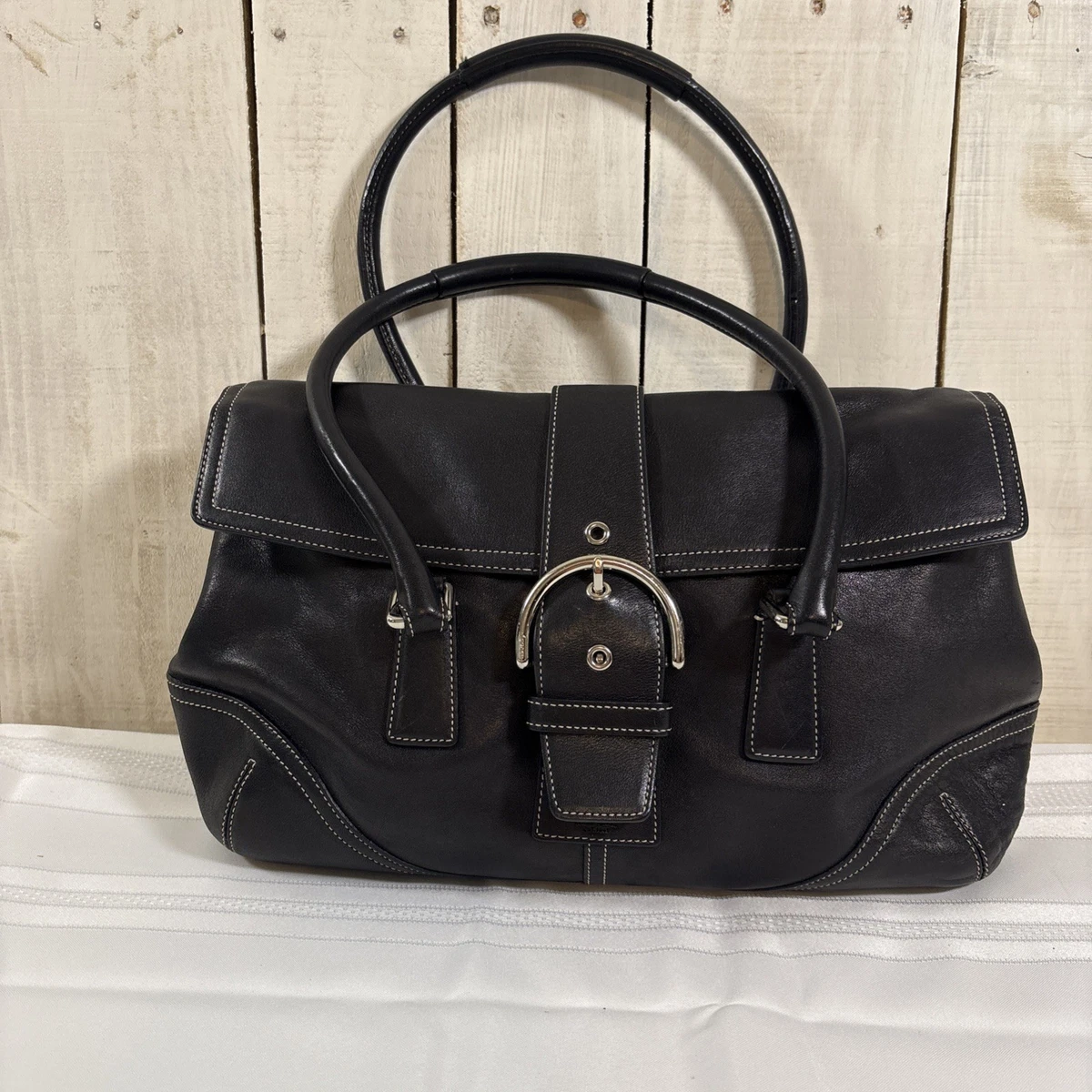 Coach Hampton Satchel/Top Handle Bag Black Bags & Handbags for