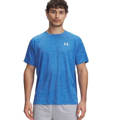 Under Armour Ua Tech Textured Ss - blue atlantis /Gr: M