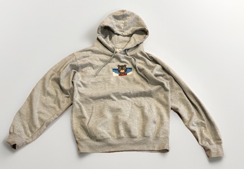 Kanye West Graduation Dropout Bear MBDTF Hoodie Takashi Murakami Sweatshirt S