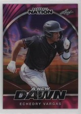 2025 Leaf Baseball Nation New Dawn Pink Lava 1/6 Echedry Vargas #NB-40 0u66