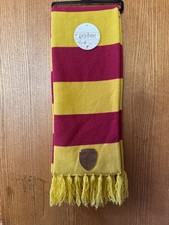 Harry Potter Scarf Gryffindor Yellow Red Costume. NWT