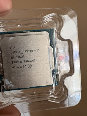 Intel Core i5 Gen 11 I5-11600 2.80 GHz Rocket Lake SRKNW FCLGA1200 CPU Used