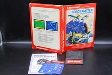 Intellivision Space Battle game Overlays Mattel 1982 RED LABEL CIB MANUAL BOX