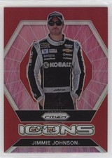 2022 Panini Prizm Icons Red Prizm Jimmie Johnson #82 HOF pi4
