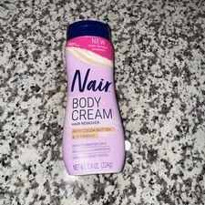 Nair Body Cream Hair Remover Cocoa Butter & Vitamin E 7.9 Oz Smooth Skin