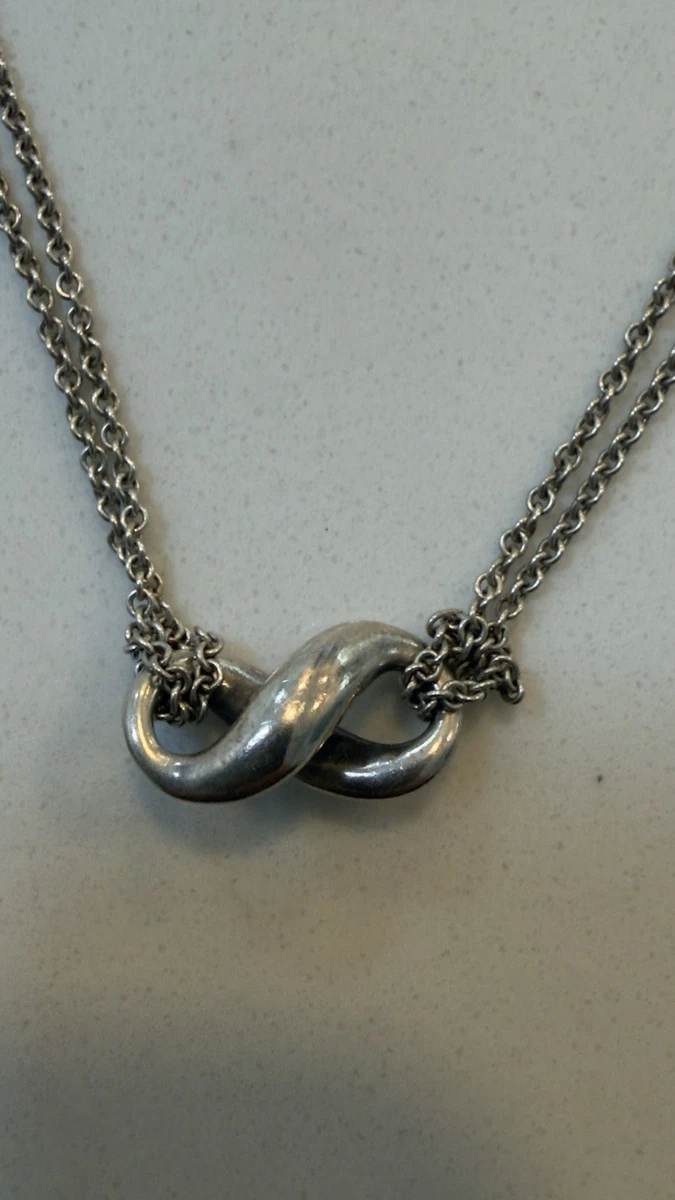 Tiffany Infinity Necklace for sale - eBay