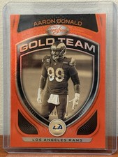 2021 Panini Certified AARON DONALD Los Angeles Rams Gold Team Orange # 144/149