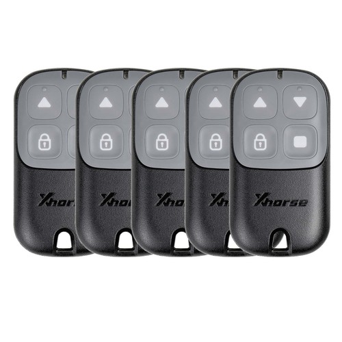 5x Xhorse XKXH23EN Universal Wire Remote Key Garage Second Generation 4 Buttons - Picture 8 of 8