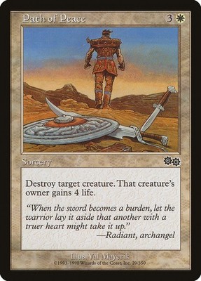 Path of Peace (029) Urza's Saga USG MTG Magic