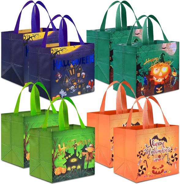 Halloween GeschenktüTe 8 Stk SüßIgkeit Trick Or Treat Tasche Deko Kinderparty-image