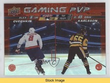 2024-25 Upper Deck Series 1 Gaming PVP Alex Ovechkin Erik Karlsson #GPVP-16 READ