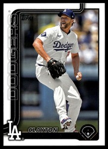 2025 Topps Series 1 Base Clayton Kershaw Los Angeles Dodgers #146