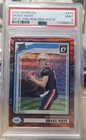 2024 Panini Donruss - Rated Rookie Drake Maye #379 Optic Preview Red Wave Psa 9