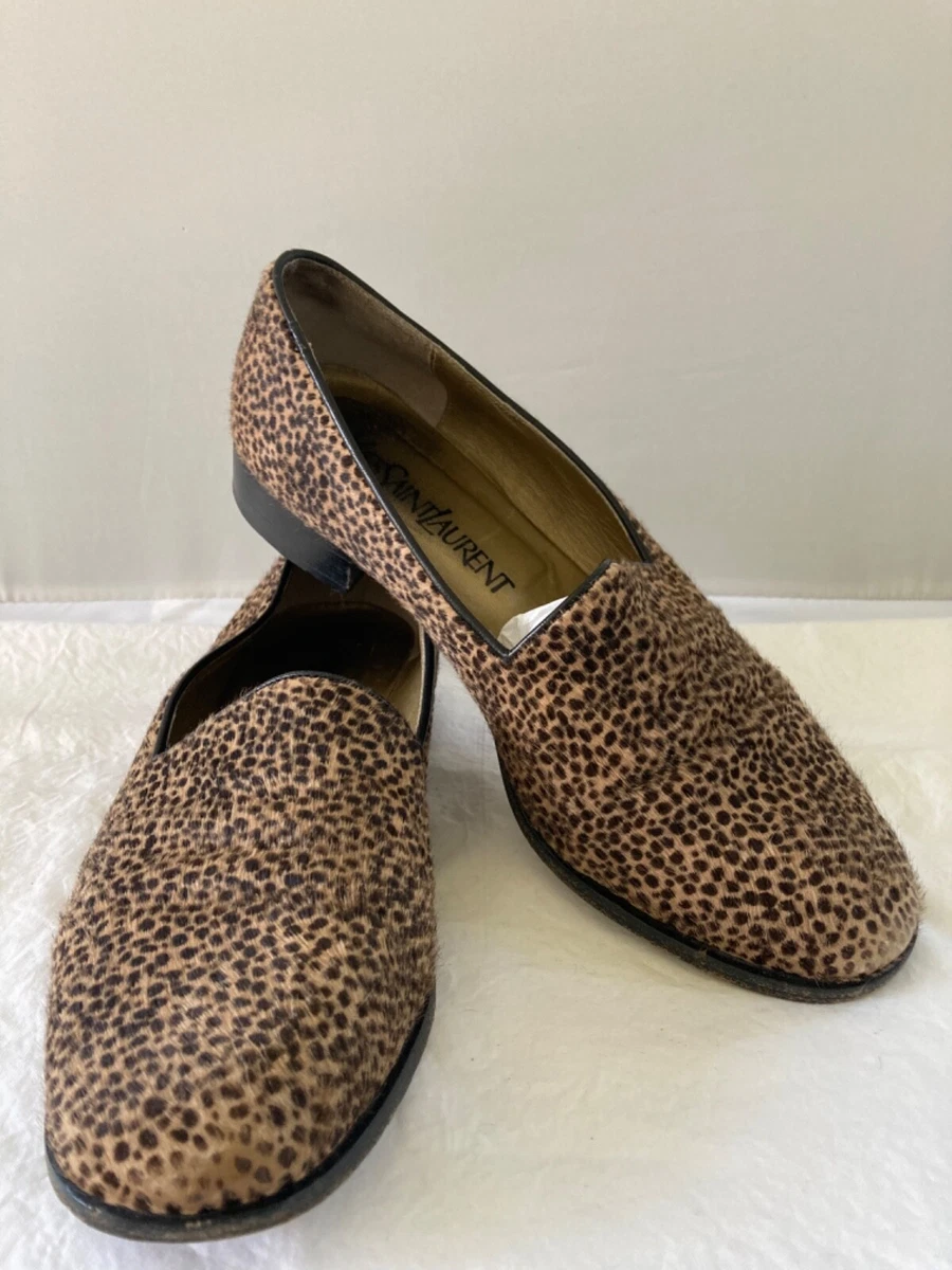 Leopard Slip On Loafers Outlet | bellvalefarms.com