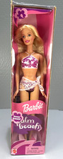 2001 Palm Beach Barbie Blonde Purple Swimsuit Always Dressed Original Box 53457