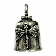 Dragonfly Motorcycle Guardian Angel Good Luck Gremlin Bell Made in USA