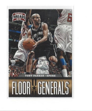 2012-13 Panini Threads Basketball Floor Generals Insert #11 Tony Parker - Spurs