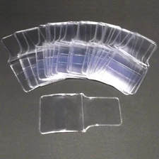 LINDNER 2050 2051 Münztaschen Hüllen bis ~46mm 50x50 mit Lasche 100 oder 500 St