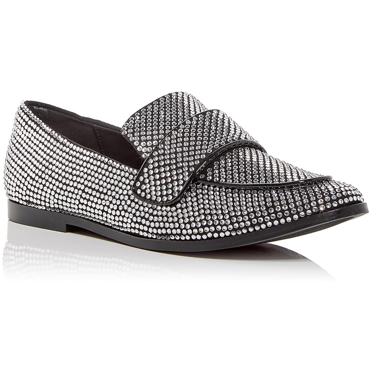 Женские синтетические мокасины Jeffrey Campbell черного цвета VELVIT 6 Medium BM BHFO 1222 3690₽