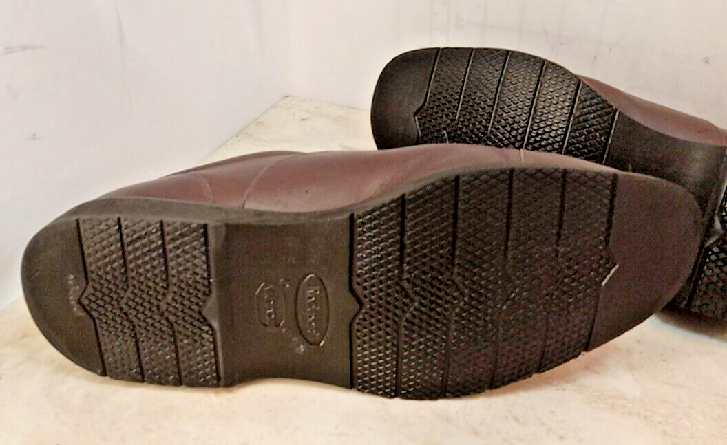 SAOLA Scarpa elegante Rockport MM331 suola Vibram taglia 13 bordeaux