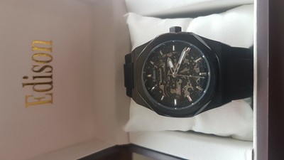 edison skeleton watch