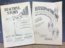 1932/1934 (2)  Philadelphia Christmas Service Programs Hall-Mack Company