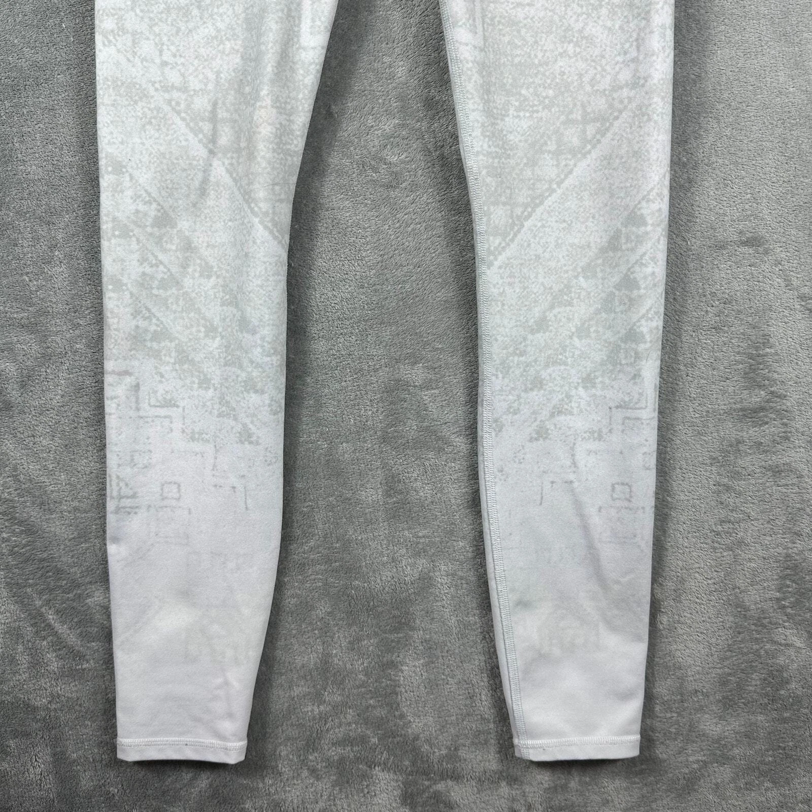 alo-yoga high waist grey design leggings