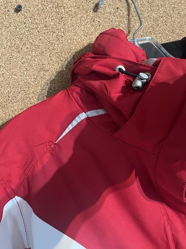 Nils Women's Ski Jacket Red Size 10 Insulated Ski Snow - Picture 5 of 10