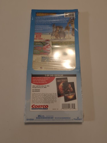 Madagascar Including Penguins Christmas DVD 2005 DreamWorks Long Box Costco - Foto 3 di 12