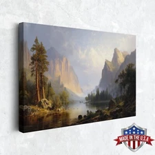 Yosemite's Golden Hour Wall Art, Canvas Print for Home Decor, Wall Decor Poster