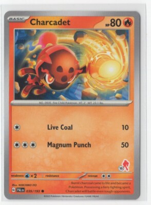 Pokemon Paldea Evolved -  039/193 Charcadet Armarouge Stamped #13