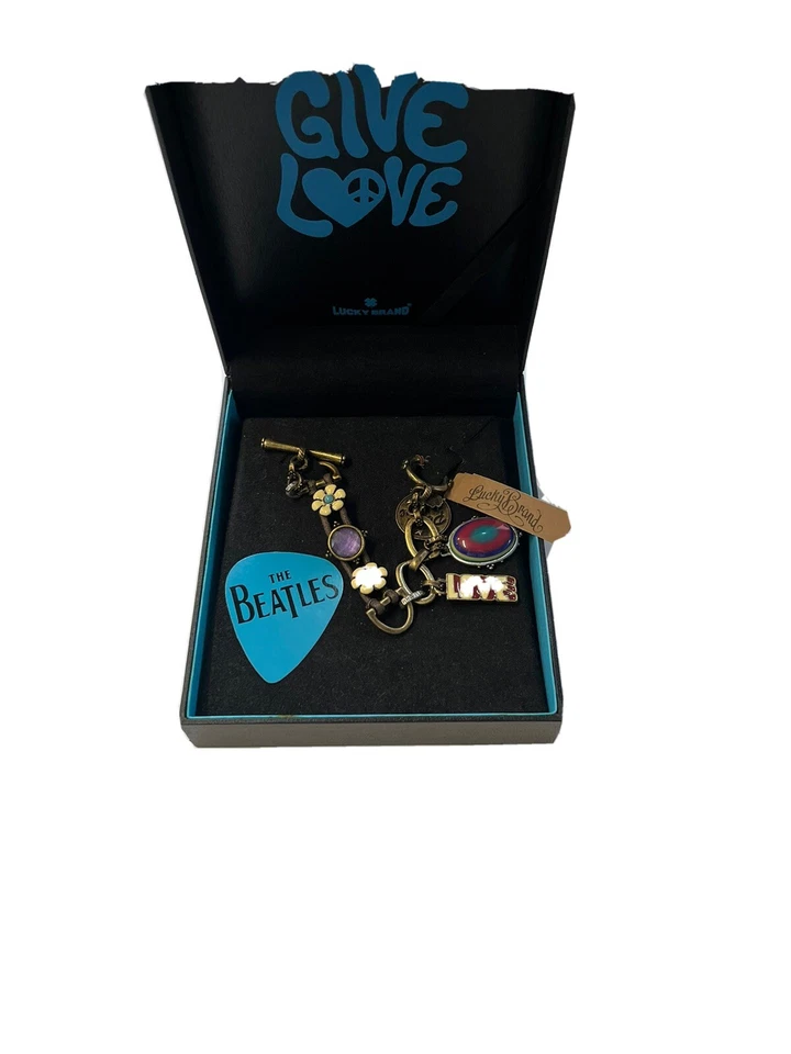 Lucky Brand BEATLES Penny Lane браслет РЕДКАЯ любовь коллекционер музыкальная группа - Изображение 2 из 4
