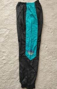 adidas turquoise track pants