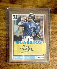 LUIS ARRAEZ 2020 Panini Donruss Classics Autograph Gold Parallel #'d 10/25