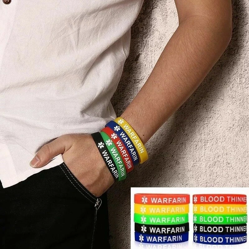 Rubber online medical bracelets