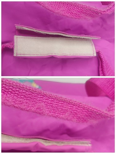 Vintage Going To Grandmas Duffle Bag Pink Girl Dual Handle Shouler Strap READ - Picture 9 of 12