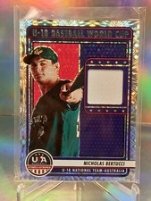 2023 Panini Stars & Stripes Patch Nicholas Bertucci Silver SP Australia #U18-NB