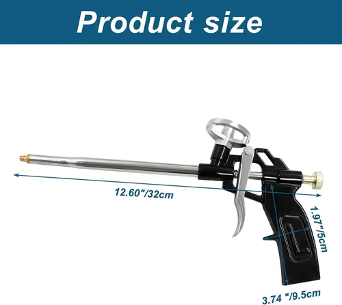 Pro PU Foam Gun NIB Expanding Spray Applicator New & Improved Adapter Basket US - Picture 6 of 17