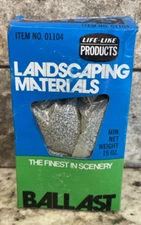 Life Like Products 01104 Landscaping Material 15oz Grey Ballast HO & N Gauge NOS