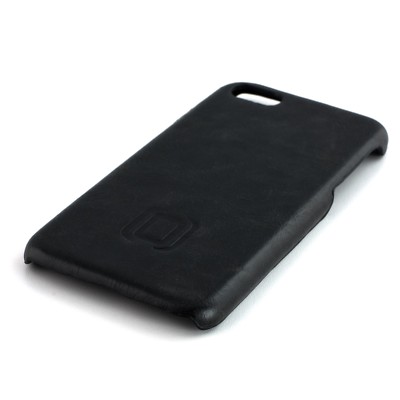 Vintage Style Synthetic Leather Snap-on Shell Case for iPhone 7, 7 Plus (Black)
