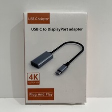 USB C to DisplayPort Adapter 4K 60Hz,2K 144Hz ,Works w/MacBook Pro, MacBook Air