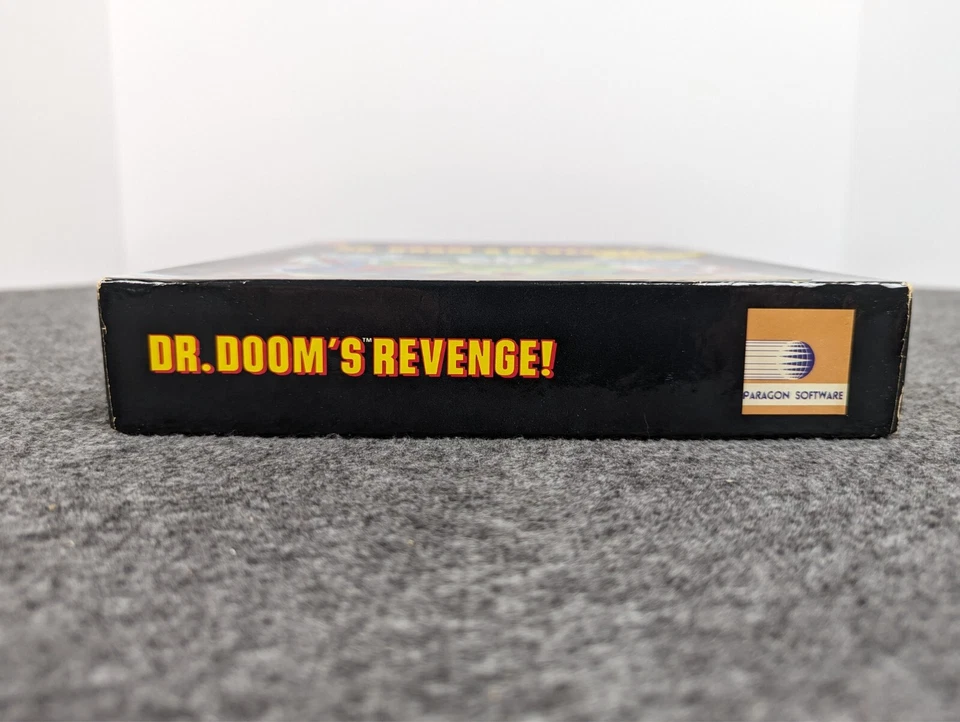 Dr. Doom's Revenge PC Big Box Juego 5.25" Paragon - Spider Man, Capitán Americano Foto 3 de 4