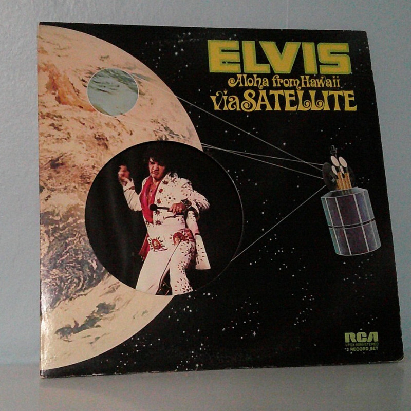 ELVIS PRESLEY Aloha From Hawaii 2LP QUADRADISC CPD2-2642 RARE Vinyl LP RCA
