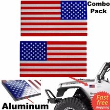 3D METAL American Flag Emblem Sticker Decal For Cars & Trucks