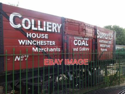 FOTO VINTAGE KOHLEWAGEN ZECHE SUPPLY CO. AUS MEDSTEAD UND WINCHESTER MER