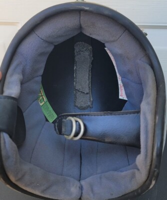 Vintage 1970 Bell Super Magnum Racing Helmet 7 1/8 Toptex Silver