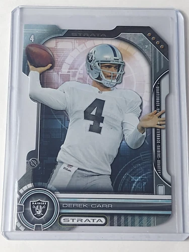 2014 TOPPS STRATA DIE CUT DEREK CARR RC ROOKIE